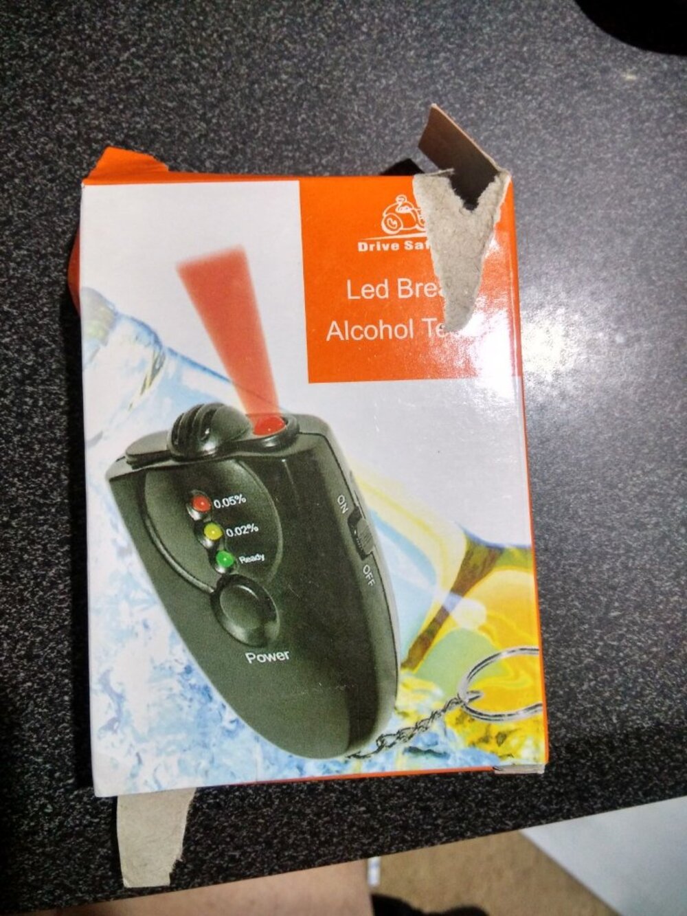New-Keychain Led Breath Alcohol Tester Breathalyzers